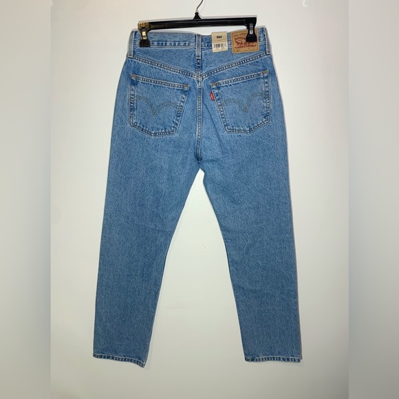 Levi’s 501 Original High Rise Straight Leg Distressed Light Wash Size 27 X 30 - Picture 3 of 9